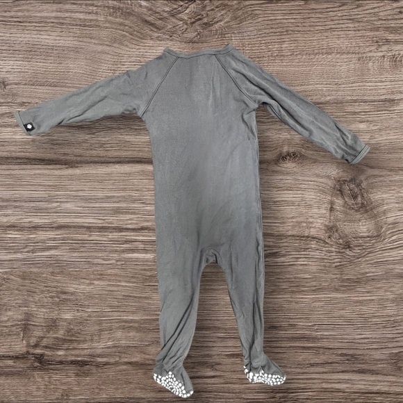 BAMBOO 12-18mo Blue and Grey Footies, exclnt cndtn. OffrsWelcm. 15% Off w 2+ bdl - Picture 5 of 14